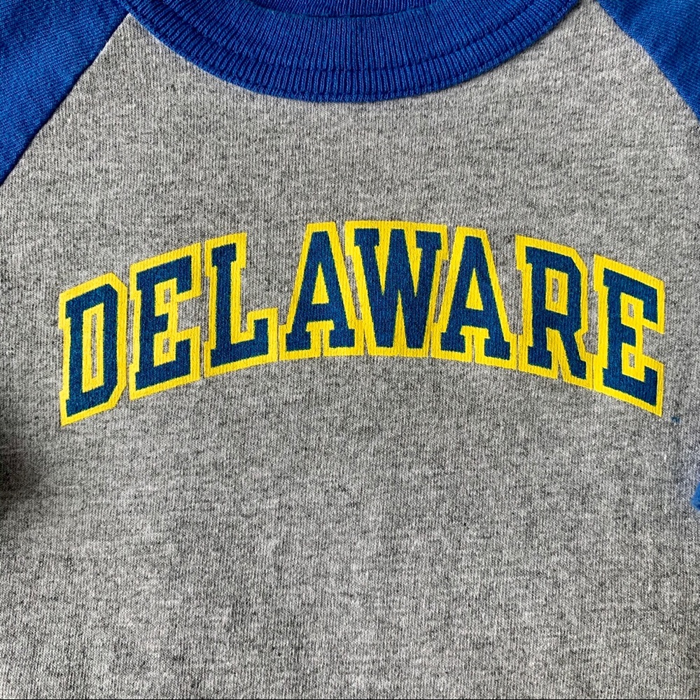 Delaware University Ringer Top Size 2 - Picture 2 of 3